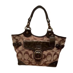 COACH Signature Shoulder Bag